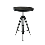 Industrial Brown Wooden Metal Adjustable Bar Tables