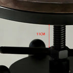 Industrial Brown Wooden Metal Adjustable Bar Tables