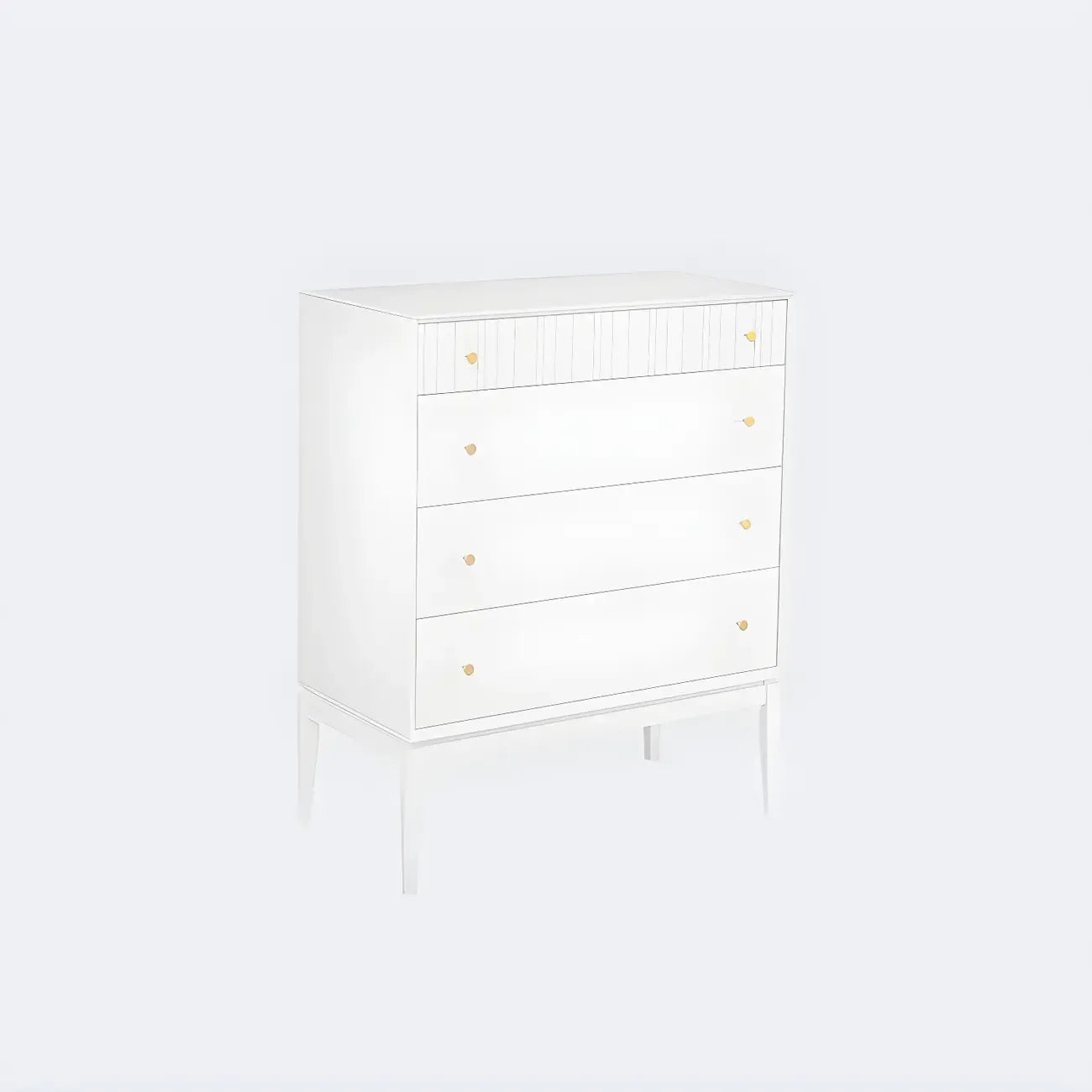 Classic Black Wooden Bachelor Chest with Drawers for Bedroom