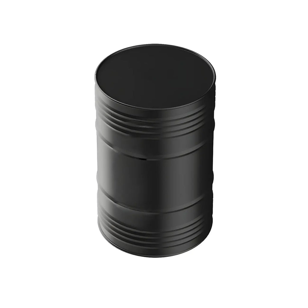 Industrial Black Metal Drum Bar Tables