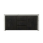Modern Marble Top Wood Storage Bar Tables for Kitchen