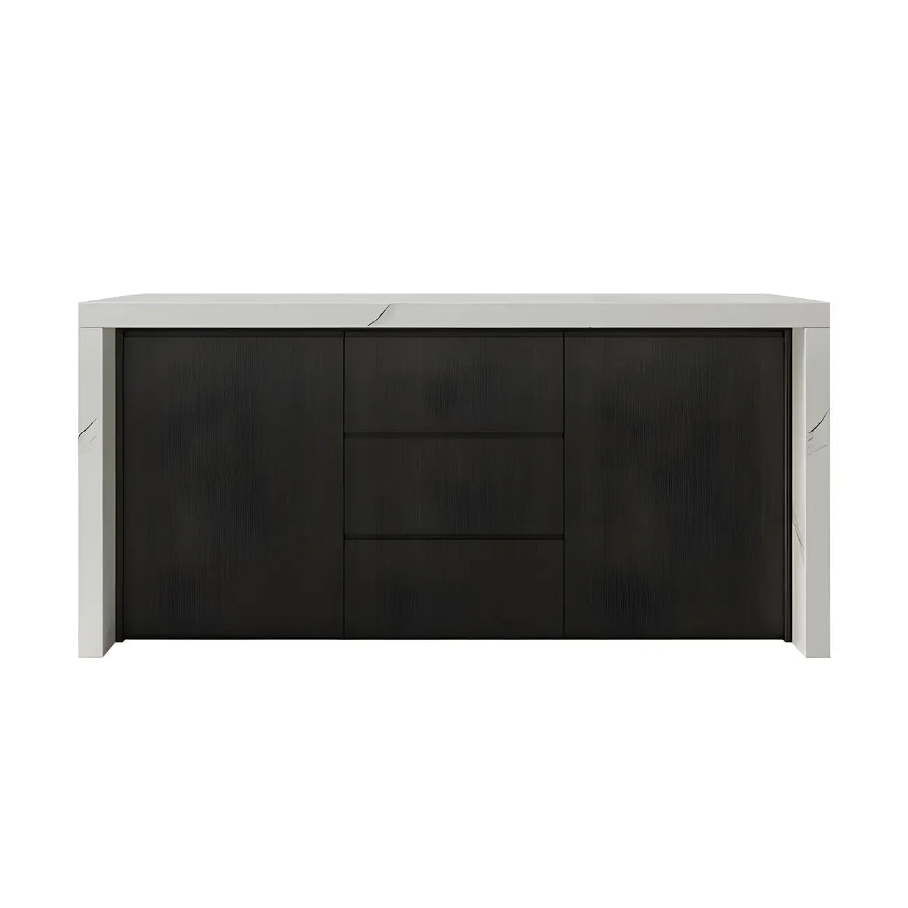 Modern Marble Top Wood Storage Bar Tables for Kitchen