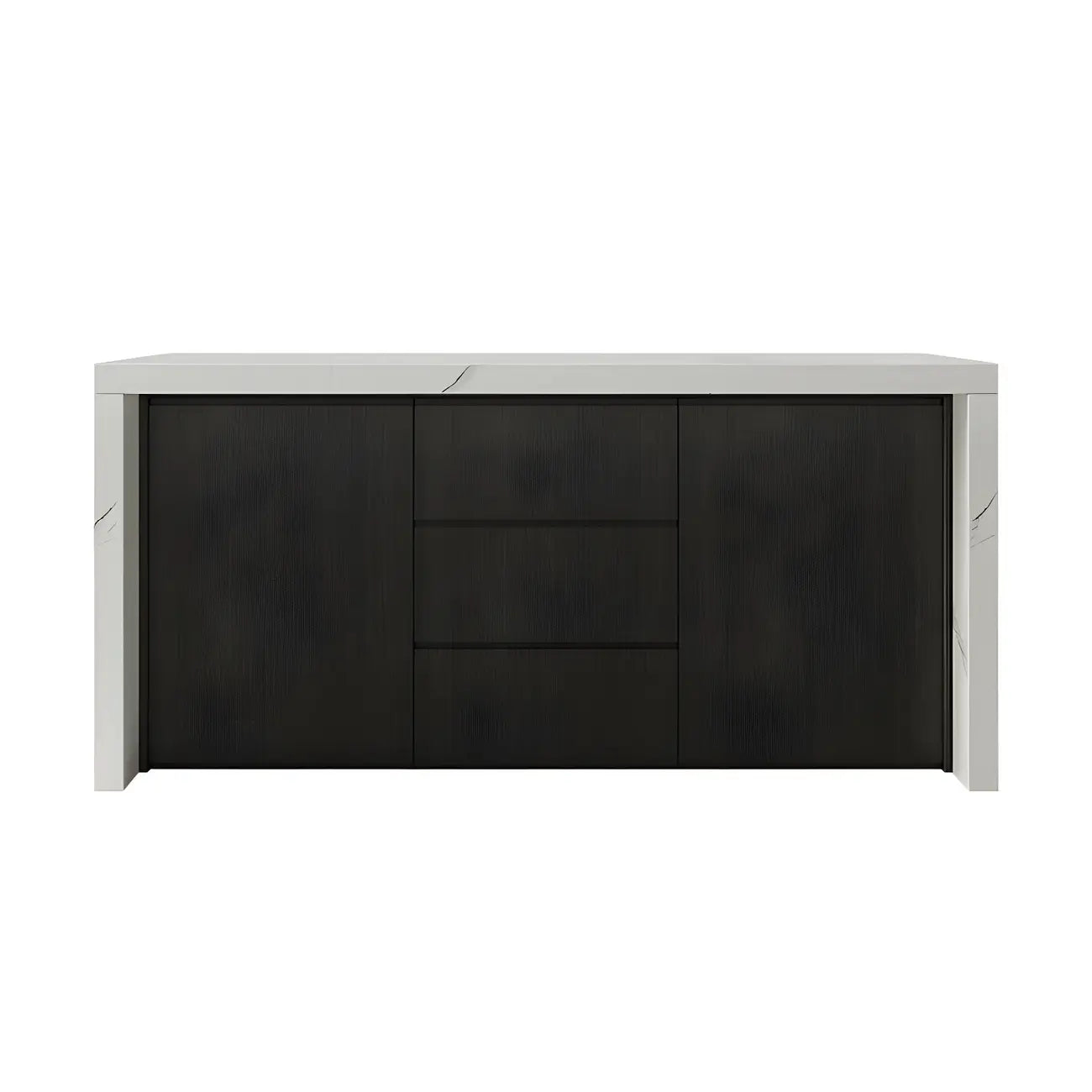 Modern Marble Top Wood Storage Bar Tables for Kitchen