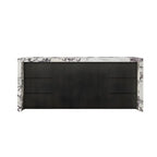 Modern Marble Top Wood Storage Bar Tables for Kitchen