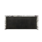 Modern Marble Top Wood Storage Bar Tables for Kitchen