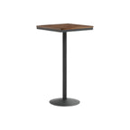 Adjustable Industrial Rustic Wood Bar Table for Home Pub