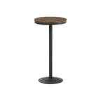 Adjustable Industrial Rustic Wood Bar Table for Home Pub