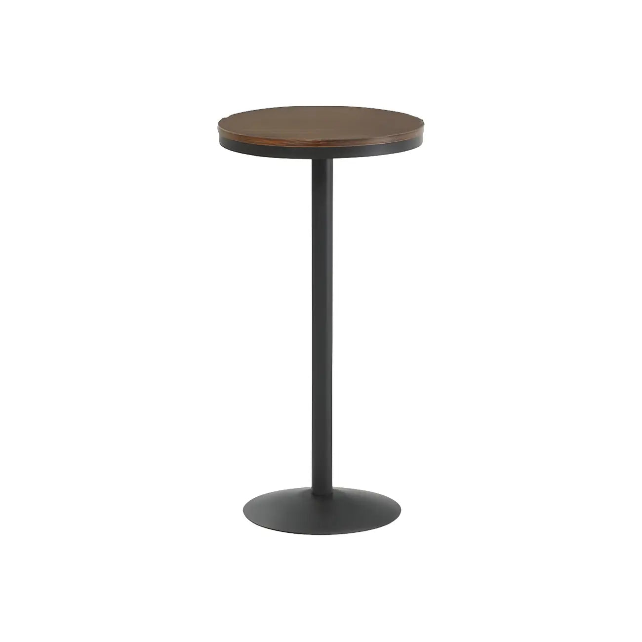Adjustable Industrial Rustic Wood Bar Table for Home Pub
