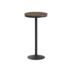 Adjustable Industrial Rustic Wood Bar Table for Home Pub