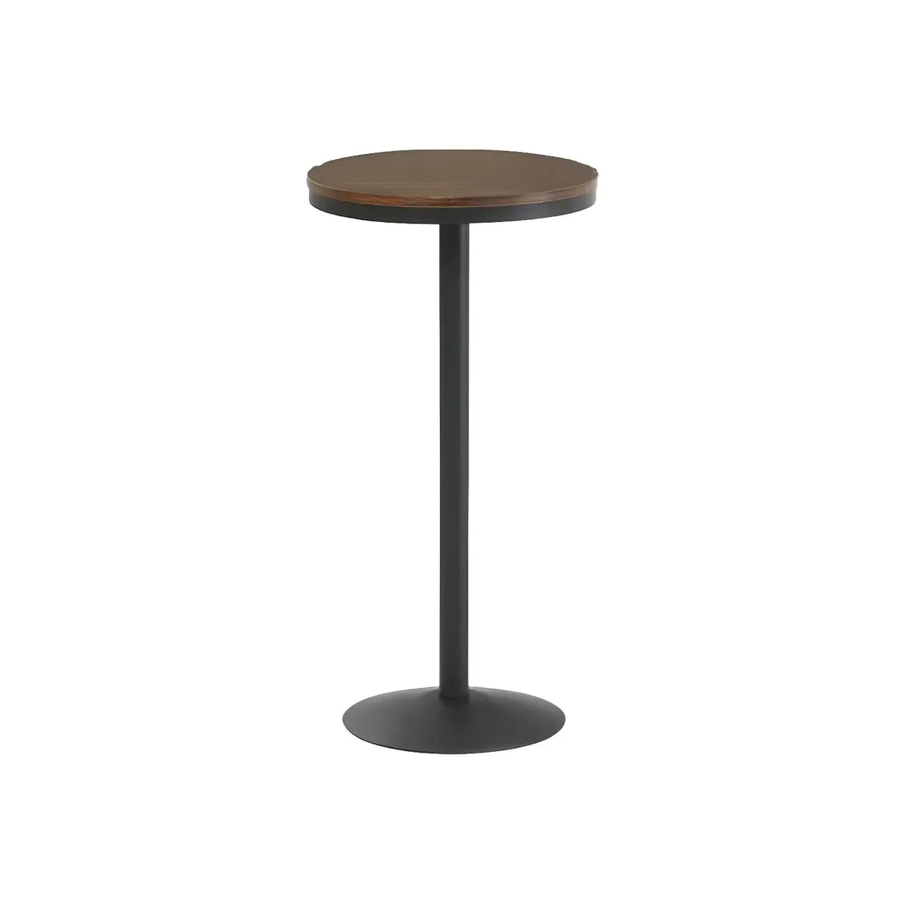Adjustable Industrial Rustic Wood Bar Table for Home Pub