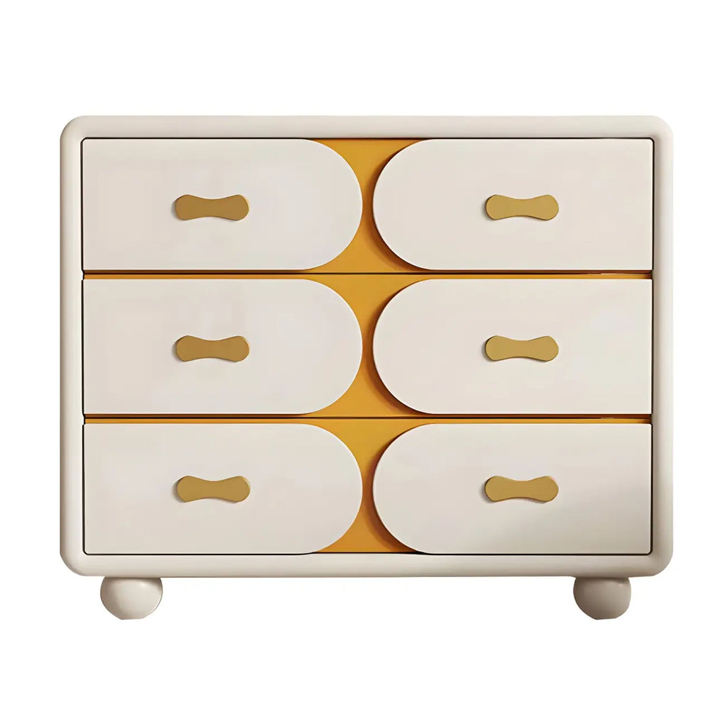 Classic Wooden Off-White Chests with Storage & Drawers