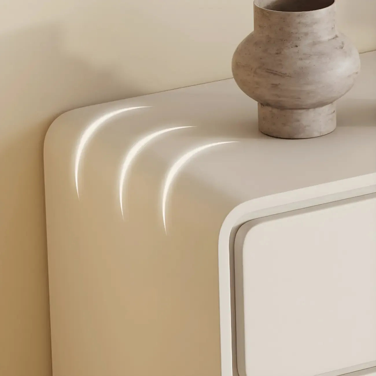 Classic Wooden Off-White Chests with Storage & Drawers