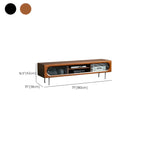 Contemporary Wood TV Stand Entertainment Center