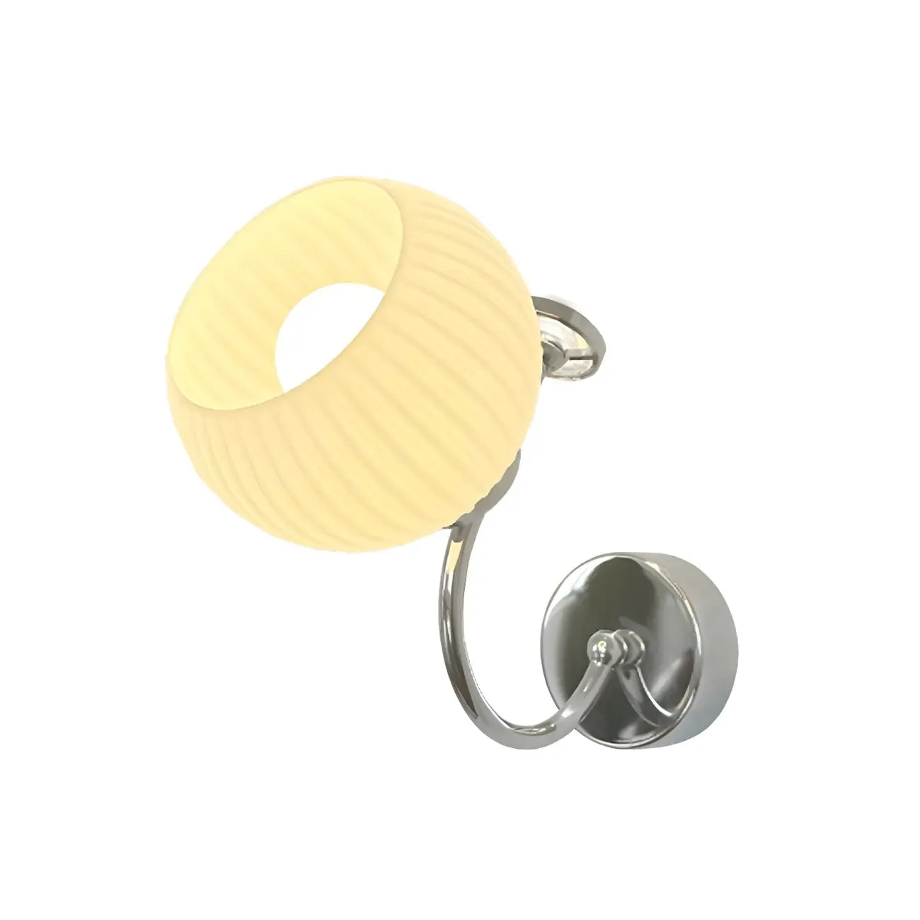 2-Light Small Globe Glass LED Wall Sconce for Bedroom Decor