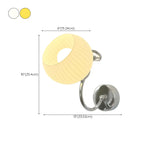 2-Light Small Globe Glass LED Wall Sconce for Bedroom Decor