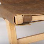 Elodie Accent Chair | Brown Leather