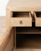 Four Drawer Elm Cabinet