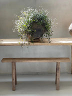 Skinny Elm Wood Bench