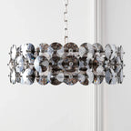 Crystal Drum Chandelier for Modern Elegance